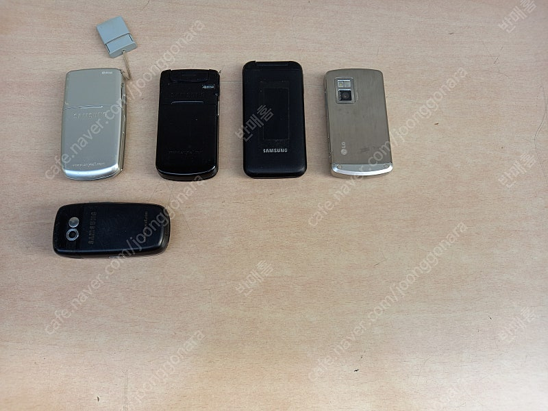 삼성 LG 구형 휴대폰 5개--1