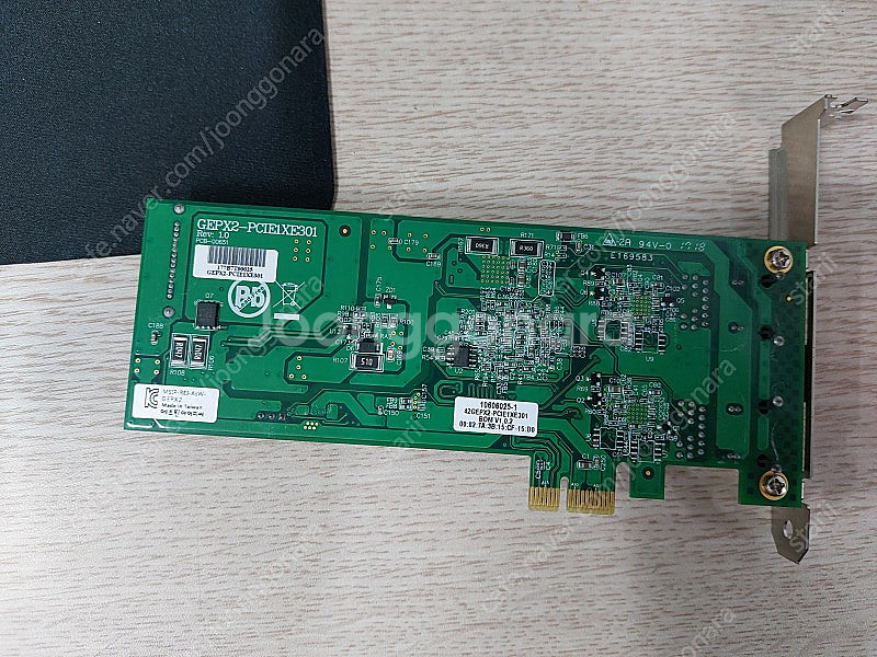 GEPX2-PCIE1XE301듀얼랜 POE카드--2