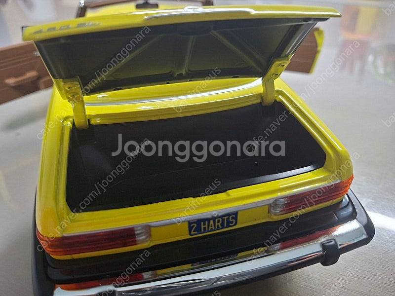 1:18 벤츠 450sl r107 옐로우 북미버전 판매...--8