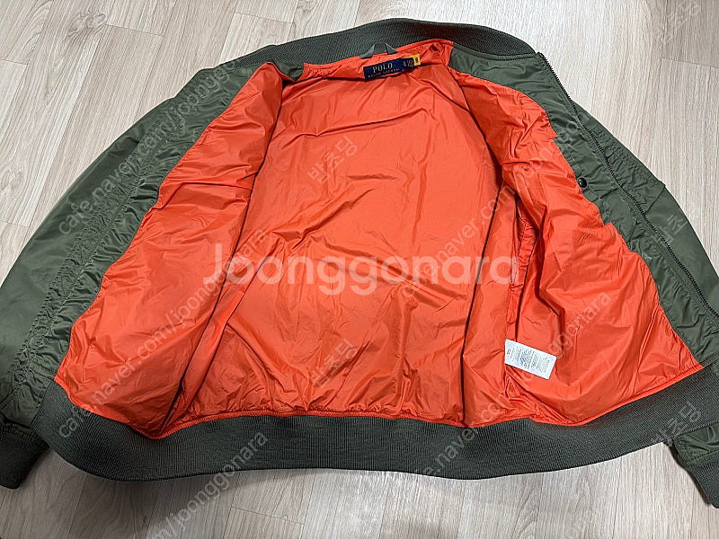 폴로 랄프로렌 MA-1 봄버 자켓(L-2B버전) XL 사이즈 판매합니다--3