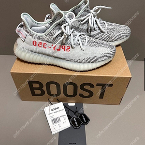 아디다스 이지부스트 350 v2 블루틴트 26 0사이즈
