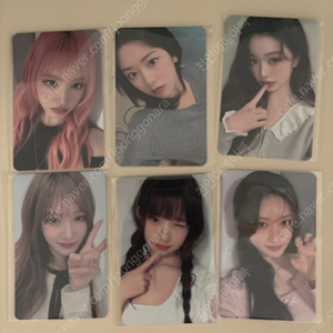 아이브 미니브 특전포카 6장 세트로 팝니다