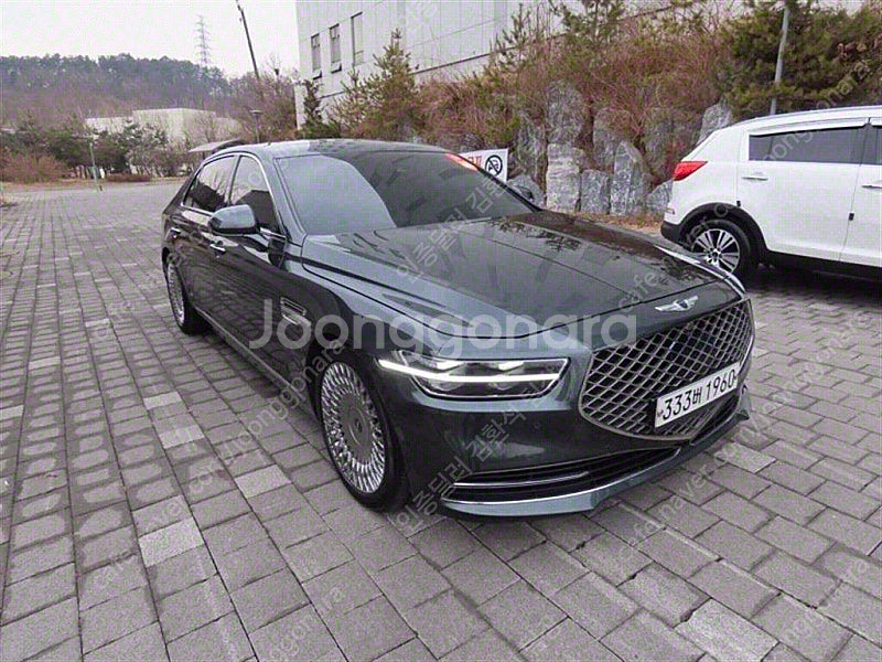 제네시스 G90 중고 제네시스 중고 가격 회색 2019...--2