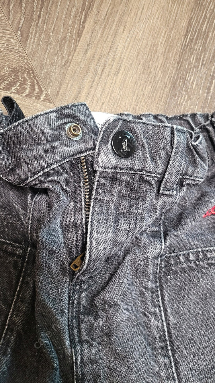 보보쇼츠 블랙 청바지--2