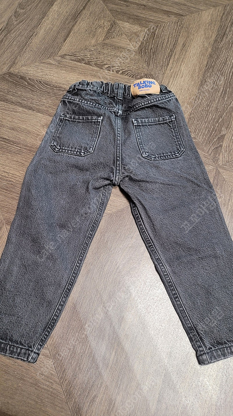 보보쇼츠 블랙 청바지--3