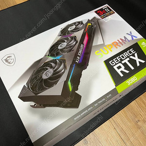 RTX 3080 슈프림 12GB LHR 중고