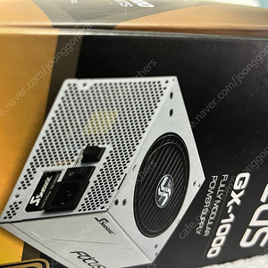 시소닉 gx1000 , 1000w 풀모듈러 골드 파워 (화이트)