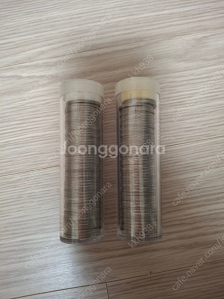 1987년 500원 동전 사용제 100개--2