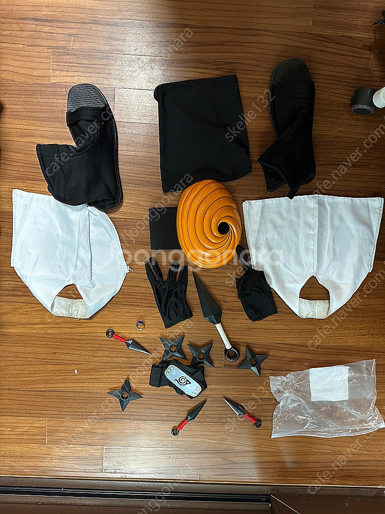 나루토 아카츠키 오비토 코스프레 풀세트--1