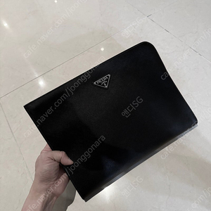 프라다 사피아노 클러치 블랙 2VN003