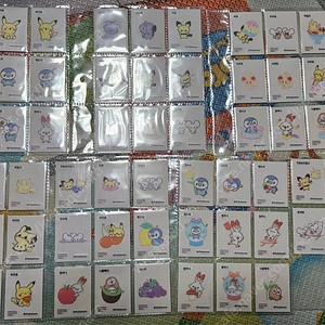 포켓몬 띠부씰 1세대 2세대 시즌1,2,3 4,9세대 할로윈 러블리 포켓피스 전종 판매