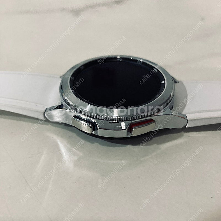 갤럭시 워치4 클래식 실버 44MM S급 케이블 포함 ...--3