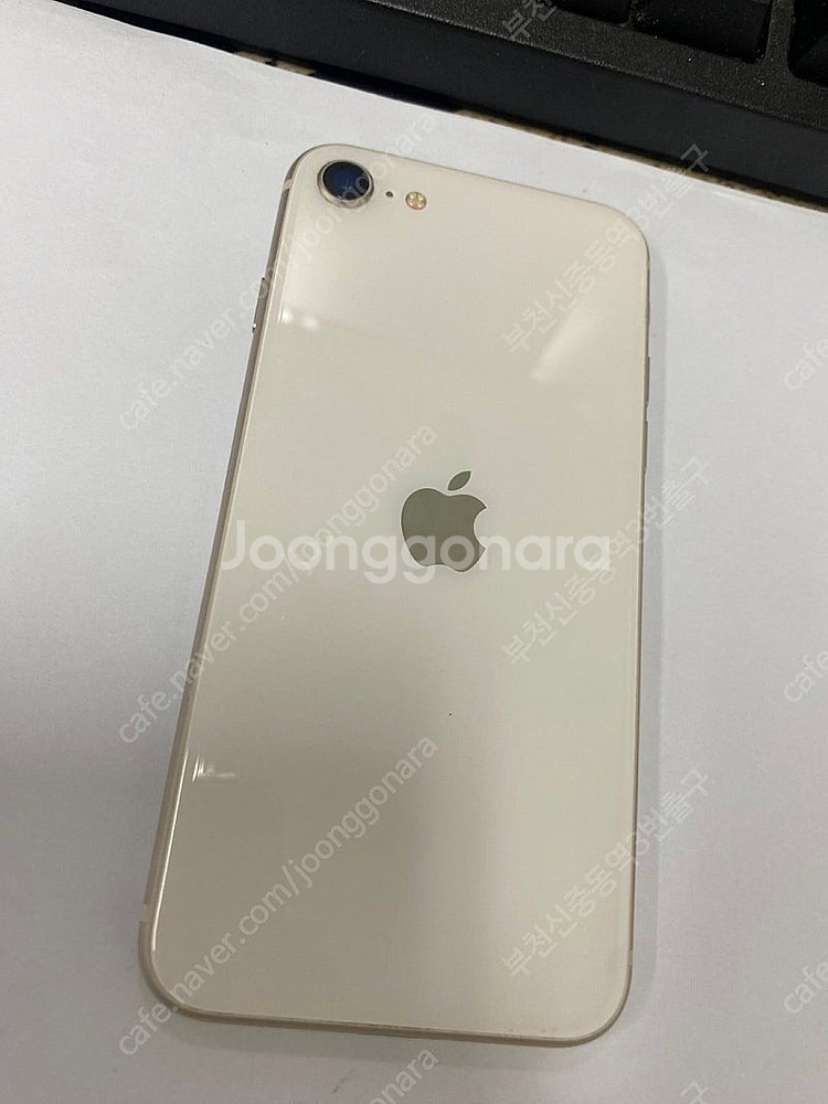 025455 아이폰SE3 화이트 외관AA급 128GB ...--0