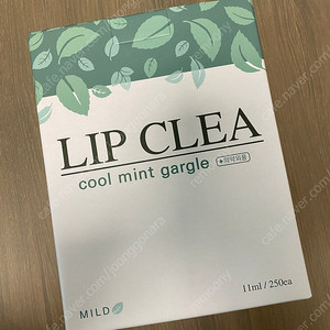 LIP CLEA 립클레아 일회용 가글 250개입 쿨민트 휴대용 가그린