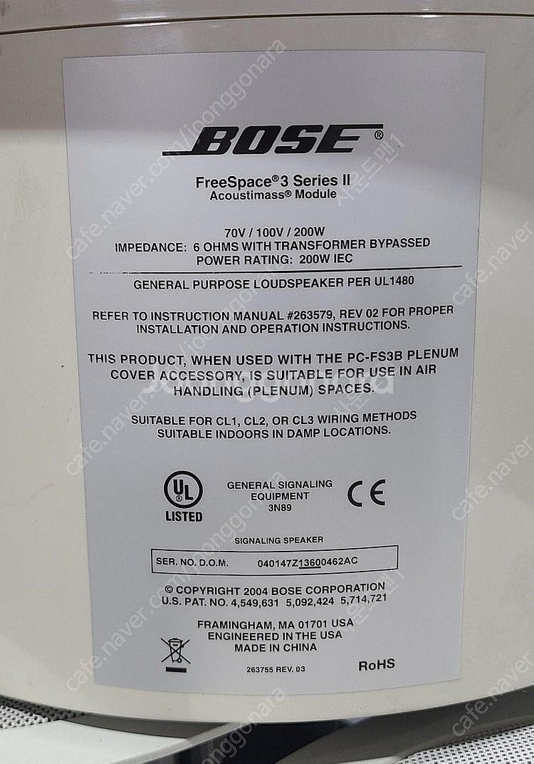 (BOSE)FreeSpace3 Series ll 보스 ...--2