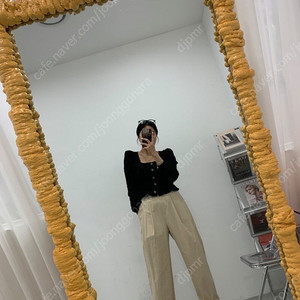 뒷밴딩 배기 팬츠(새상품)(벨201 드하우 러브미우 러브바니 제이핏 더핀 요니핏 파미아베크 엔티크제이 진바니)