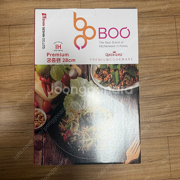 세신 퀸센스 후라이팬, 냄비, 집게 세트 팔아요 (미개봉)--2