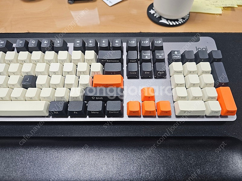 로지텍 무선 기계식 적축 K865 +측각PBT키캡+저소...--0