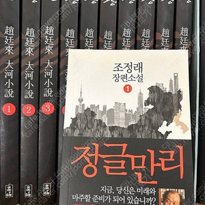 가격내림) 조정래 작가 한강 10권/태백산맥7편/정글만리1