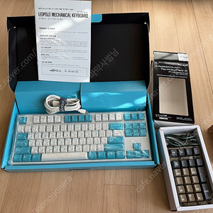 레오폴드 FC750RPD 화이트&민트(청축)+필코 마제스터치 텐키패드(청축)