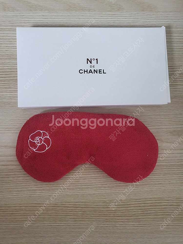 정품) 새상품 샤넬 레드 찜질 안대 (코스메틱)--0