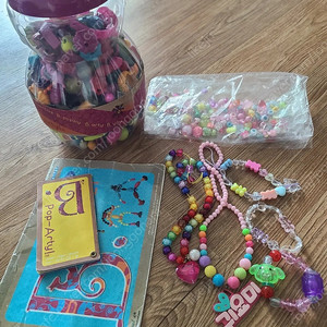 팝아티 여아악세사리만들기 여아비즈공예 파츠 여아목걸이 팔찌