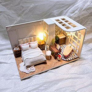 [41번] DIY 미니어처하우스 완성품 (LED)