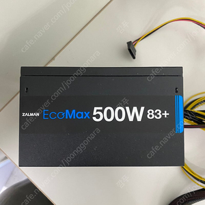 잘만파워 에코맥스 500w 83+ 택포2.6