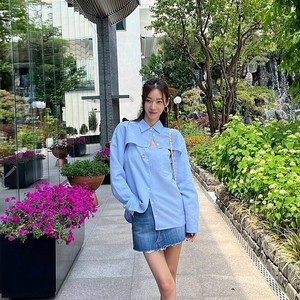 고걸 린넨 레이어드 나시 셋업