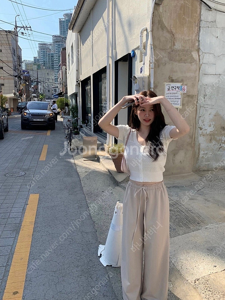 온트 슈슈가디건 뮤트팬츠--0