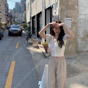 온트 슈슈가디건 뮤트팬츠