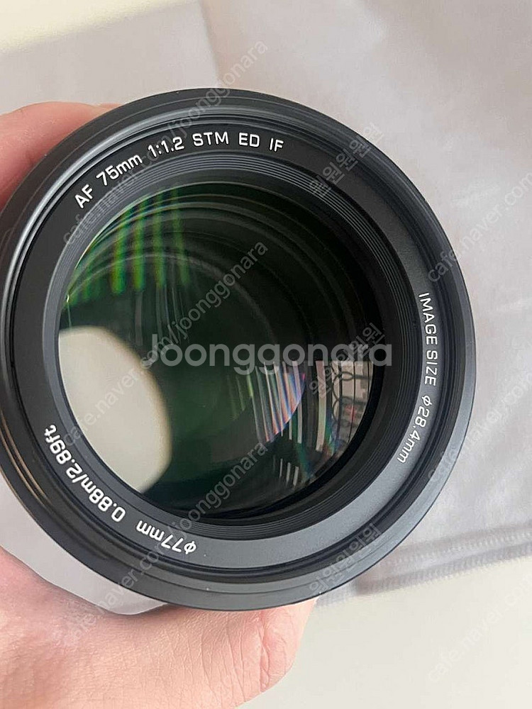 빌트록스 75mm 1.2 후지X마운트 팝니다--2