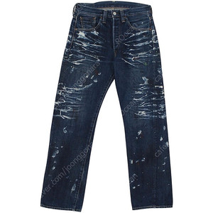 LVC 47501 (501XX) Painted Denim Pants, Selvedge, Big E (W31) 리바이스 빈티지 클로딩 페인팅 데님 팬츠 빅E 셀비지 Levis