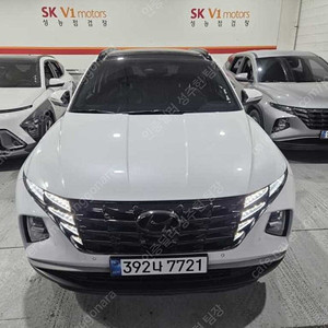 현대 투산 중고차 투싼 중고 흰색 2021년식 디젤 2.0 2WD 프리미엄 중고차가성비