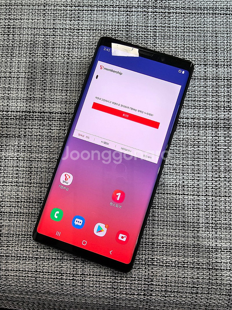 (무잔상) 갤럭시 노트9 128G 블랙 18년 9월개통...--2