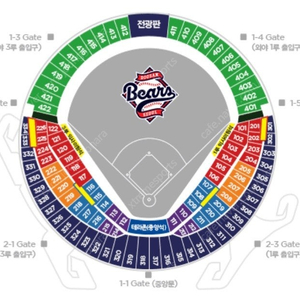 6/6 6/7 6/8 두산 롯데 레드석 네이비석 외야지정석 2연석 4연석
