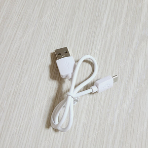 마이크로 5핀 USB 케이블 화이트 숏케이블 보조배터리 충전 충전선 미키마우스 당근 엠앤엠즈 크록스 지비츠
