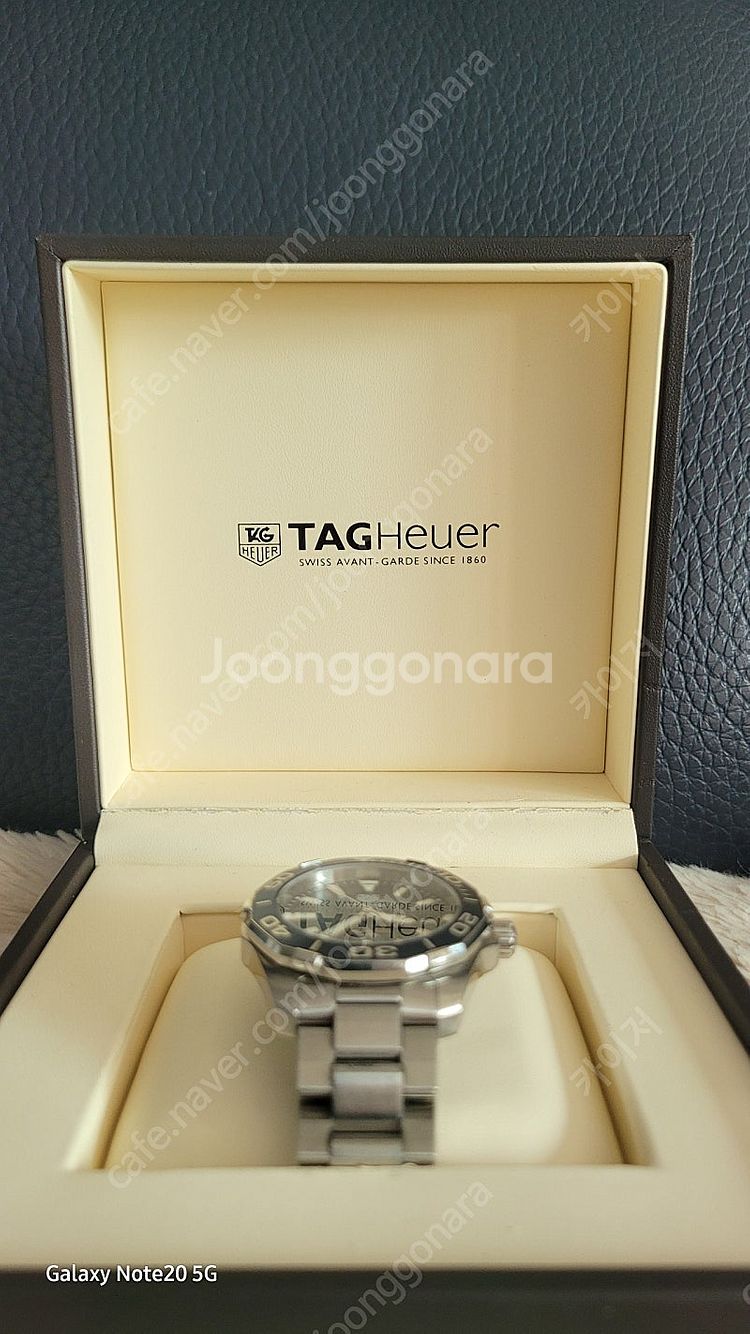 태그호이어 아쿠아레이서 300 쿼츠 41mm 청판 양도...--1