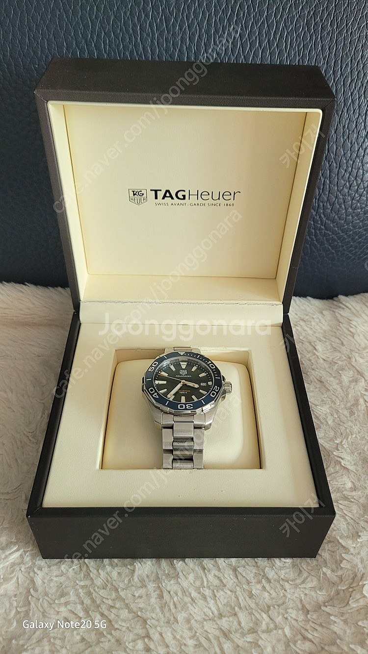 태그호이어 아쿠아레이서 300 쿼츠 41mm 청판 양도...--2