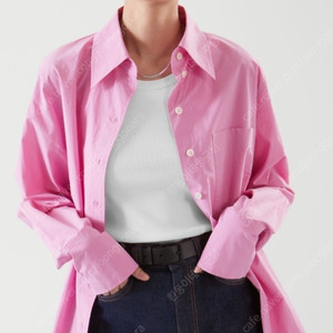 코스 cos 오버사이즈 롱슬리브 셔츠 40사이즈