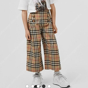 버버리키즈 와이드 팬츠 6y