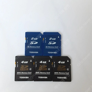 저용량 SD 카드 판매합니다(2기가,4기가