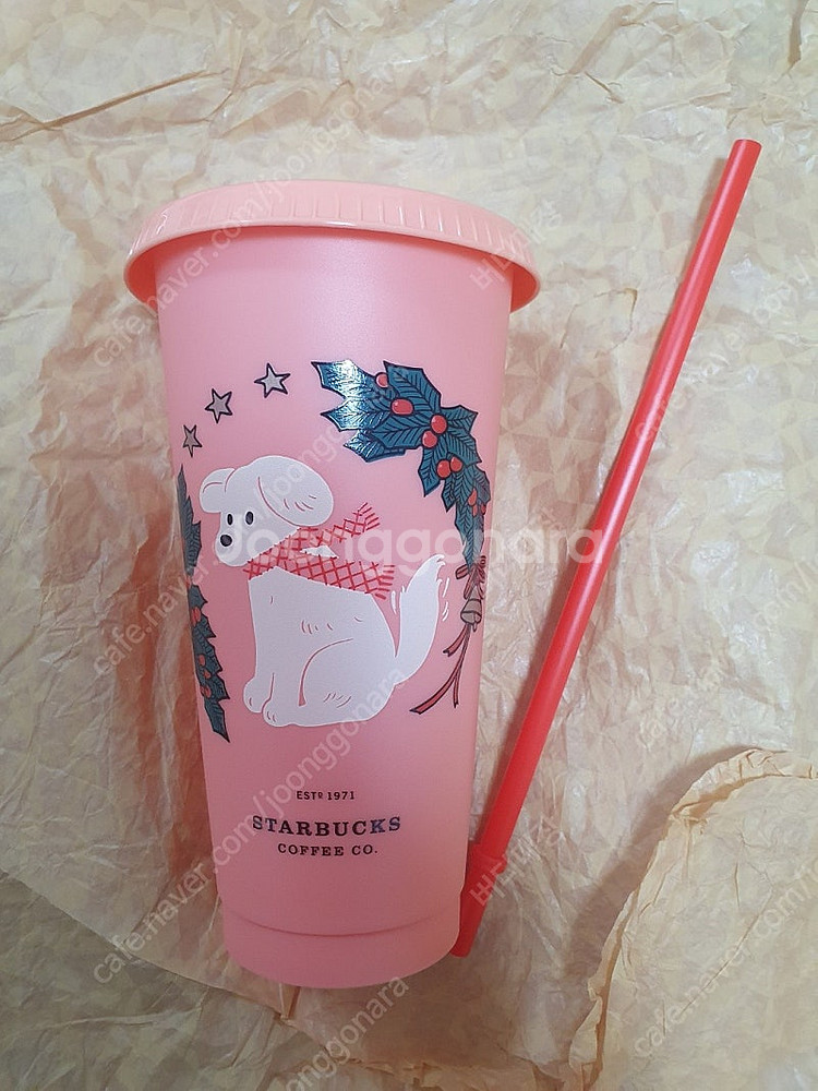 스타벅스 홀리데이 도그 컬러체인징 콜드컵 텀블러 709...--0