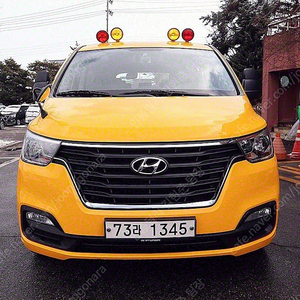 어린이보호차량 더 뉴 그랜드 스타렉스 중고차 노란색 2021년식 36,563km 어린이보호차 LPi 12인승 개인사업자 차량구매