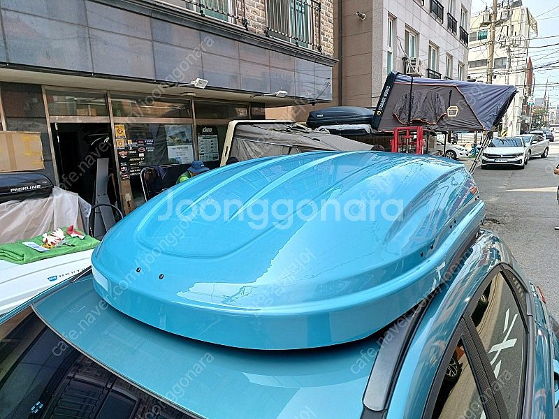 지붕위 밀착형 코토 일체형루프박스 어닝,윈드가드 당일재...--9