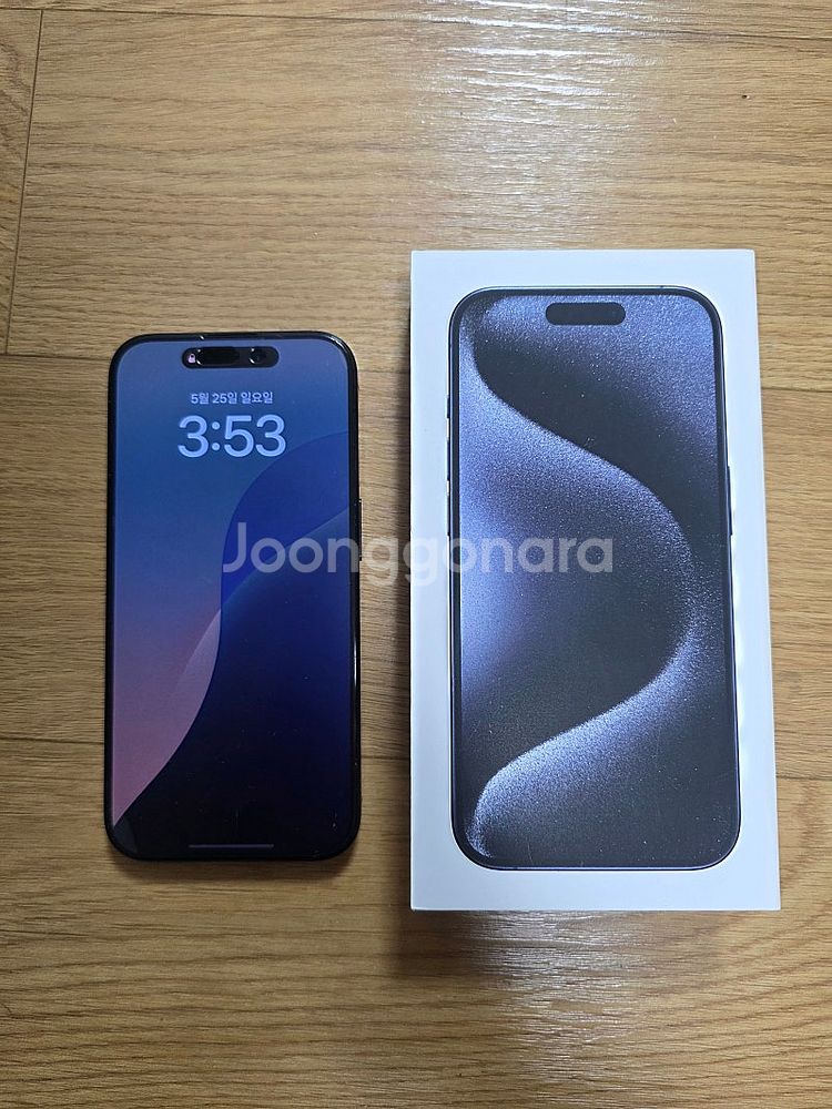 SS급 아이폰 15 Pro 블루 티타늄 512GB--0
