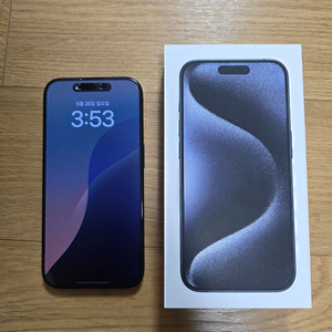 SS급 아이폰 15 Pro 블루 티타늄 512GB