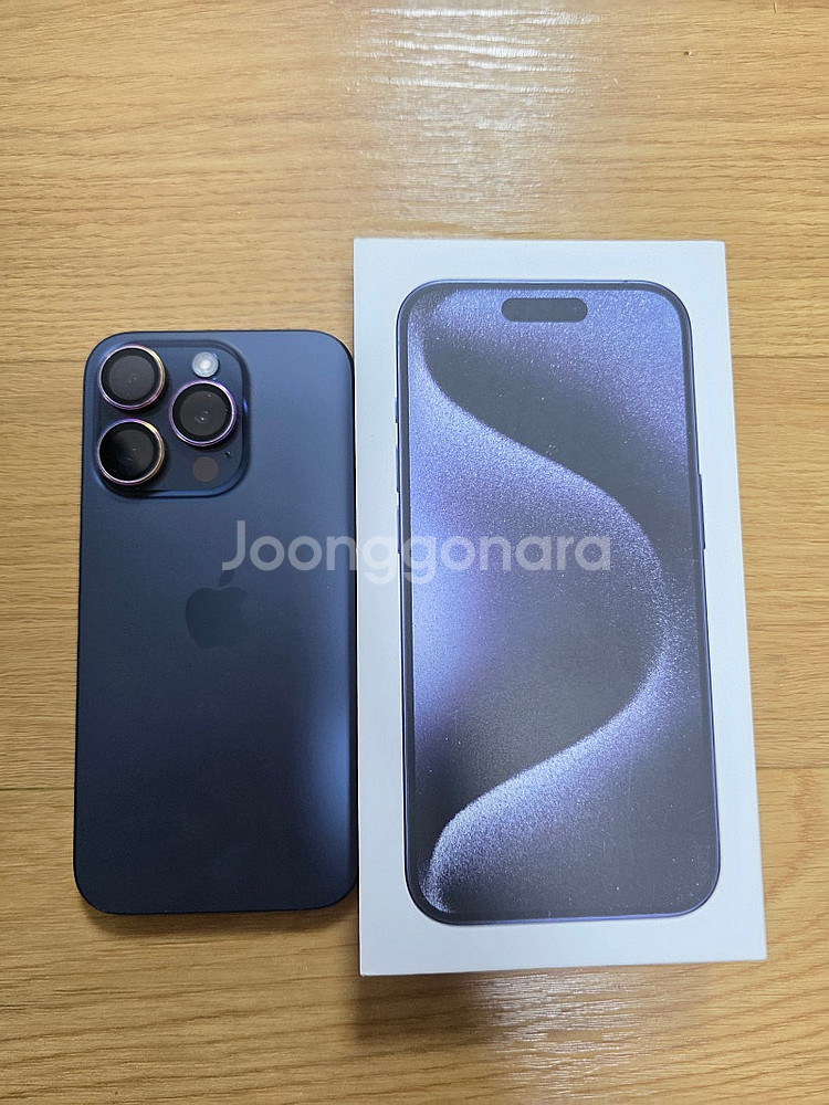 SS급 아이폰 15 Pro 블루 티타늄 512GB--1