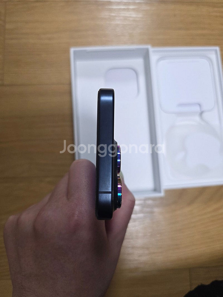 SS급 아이폰 15 Pro 블루 티타늄 512GB--3