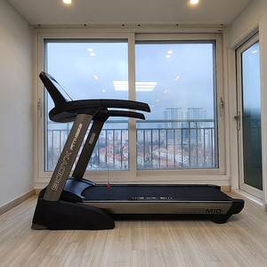 바디엑스 M10 런닝머신 (충격방지매트, 오일포함)